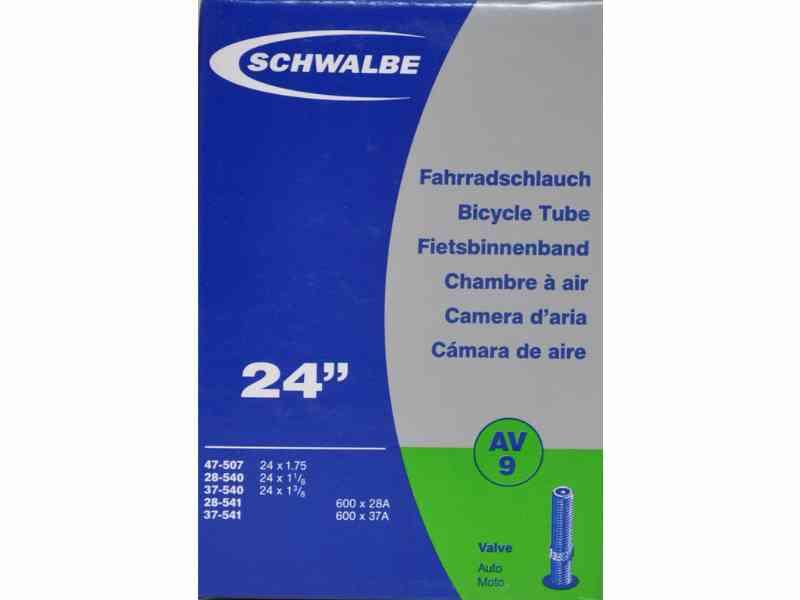 Schwalbe 24 x 1.3/8 Auto ventil slange AV9