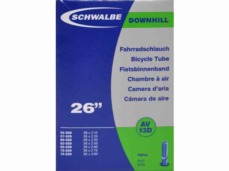 Schwalbe 26" slange med Auto ventil AV13D