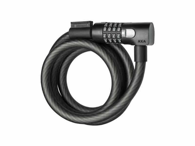 AXA Resolute C15-180 – Sort spirallås med kode