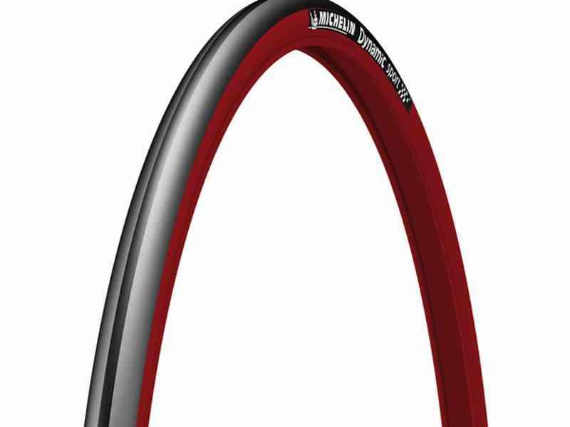 Michelin Dynamic Sport - Racerdæk 700x23c Rød