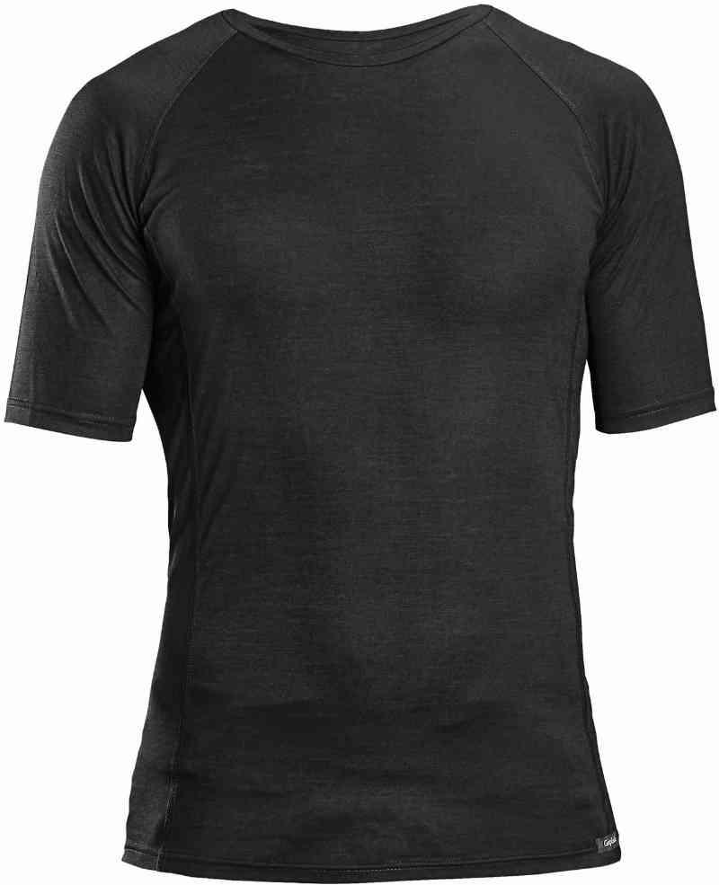 GripGrab Merino Polyfiber T-shirt - Sort