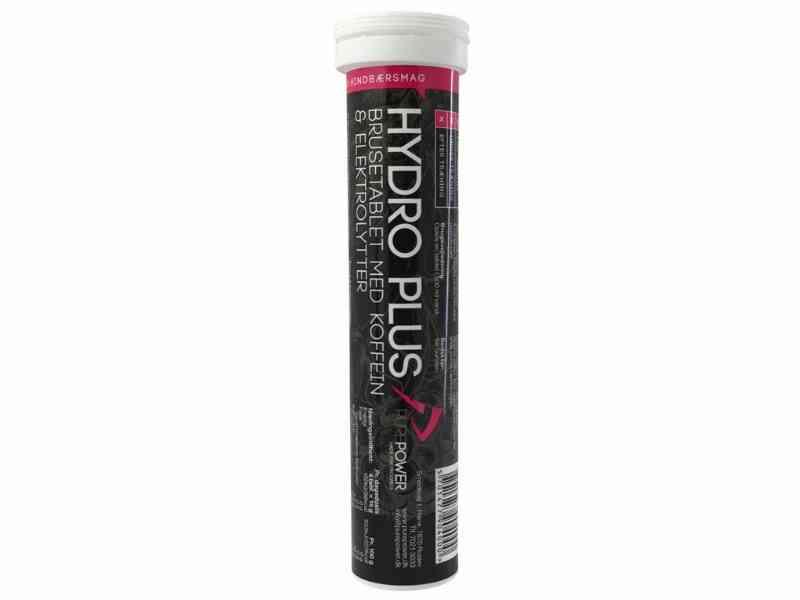 PurePower Hydro Plus – Hindbær Koffein Tabletter 20 stk