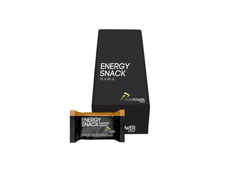 PurePower Energy Snack - Karamel - 12 x 60 gram.
