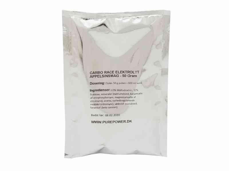 PurePower Carbo Race Elektrolyt - Appelsin - 50 g