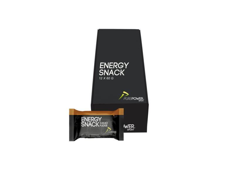 Purepower Energi Snack - Kakao Fudge - 12 x 60 g