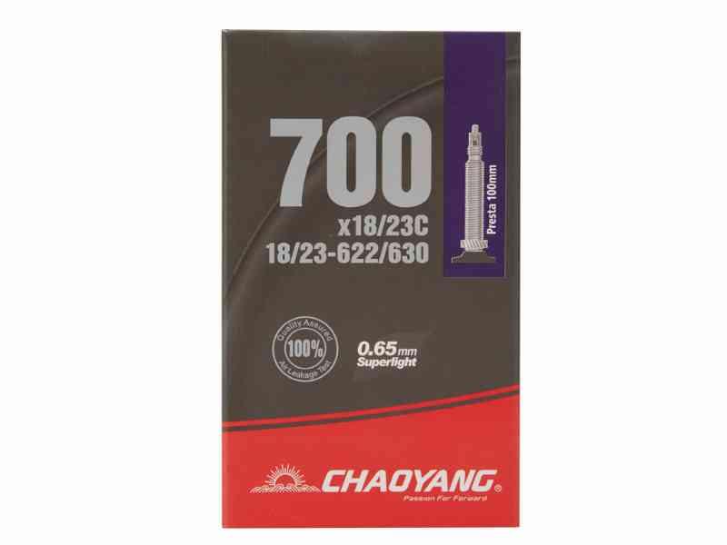Chaoyang Superlight cykelslange - 700x18-23c, 100mm venti