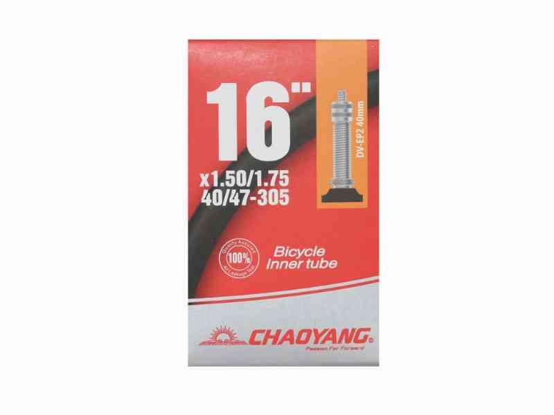 Chaoyang 16 x 1.50-1.75 Slange med Dunlop ventil
