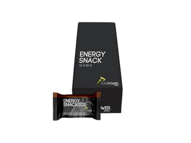 PurePower Energi Snack - Kakao - 12 x 60 g
