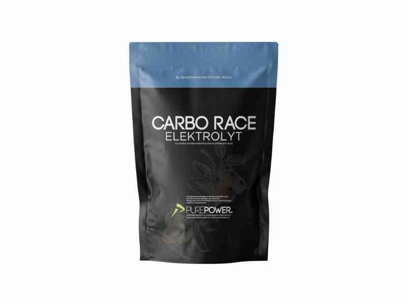 PurePower Carbo Race - Elektrolyt Energidrik - Blåbær 1 kg
