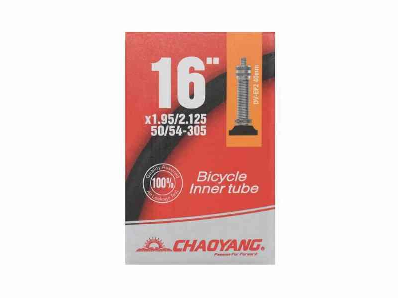 Chaoyang 16 x 1.95-2.125 Slange med Dunlop ventil