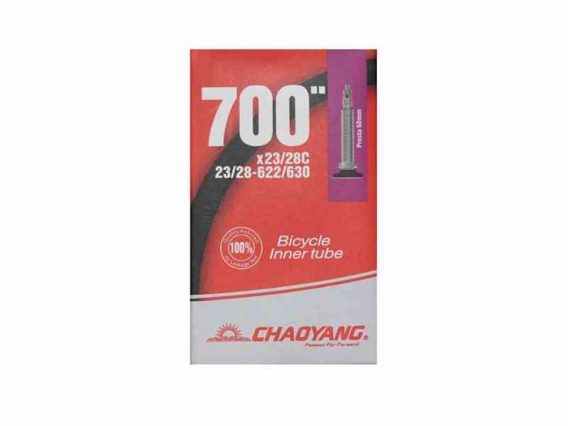 Chaoyang Slange 700 x 23-28C med 60mm lang Racerventil