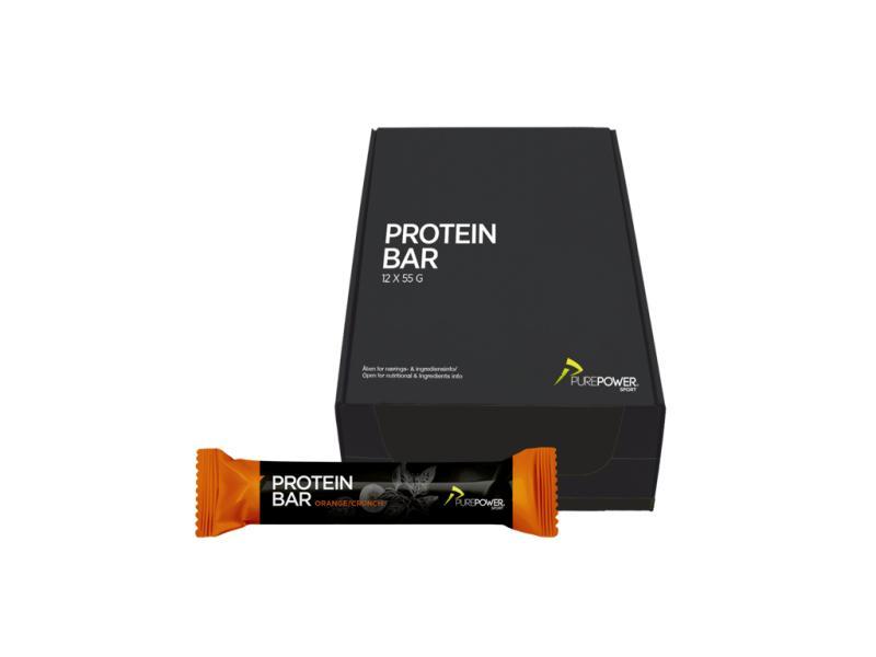 Purepower Protein Bar - Orange Crunch - 12 x 55 gram