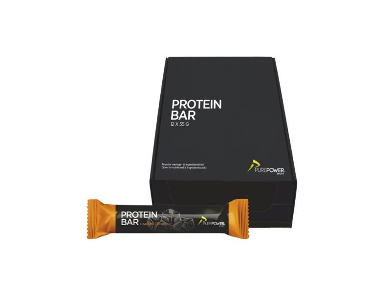 Purepower Proteinbar - Karamel Rom - 12 x 55 g