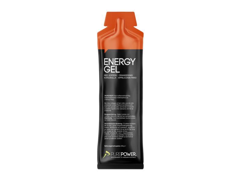 PurePower Energi Gel - Appelsin med Koffein 60 mg