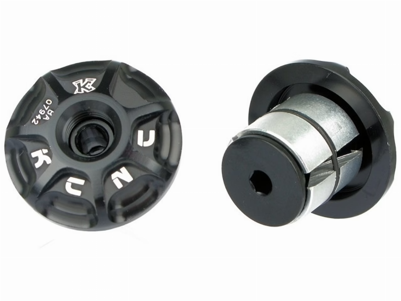 KCNC Styrpropper / Bar End Plugs - Sort