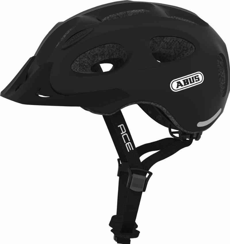 Abus Youn-I ACE Cykelhjelm med LED - Sort