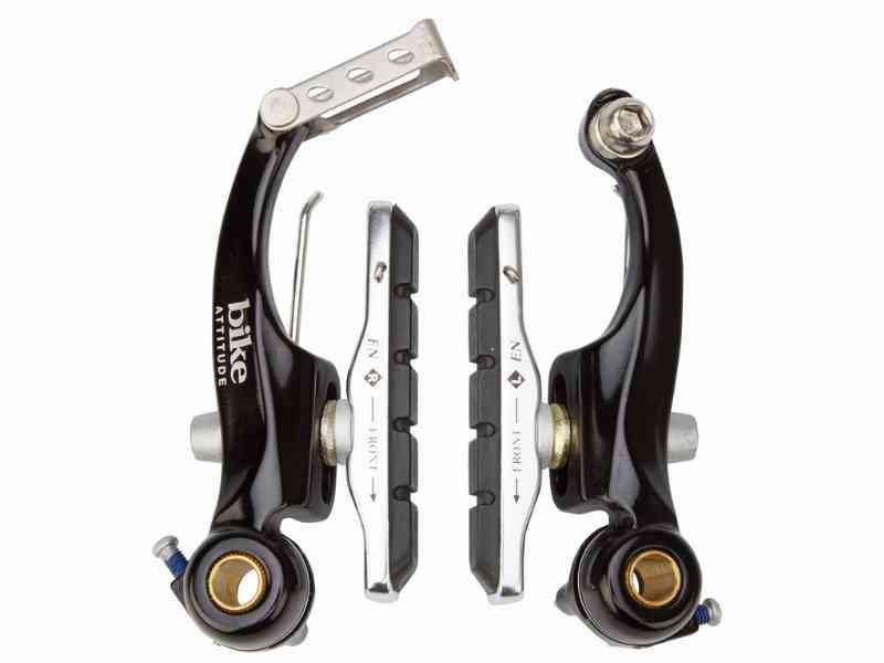 Bike Attitude Mini Bremseklo - V-bremse - Sort 85 mm