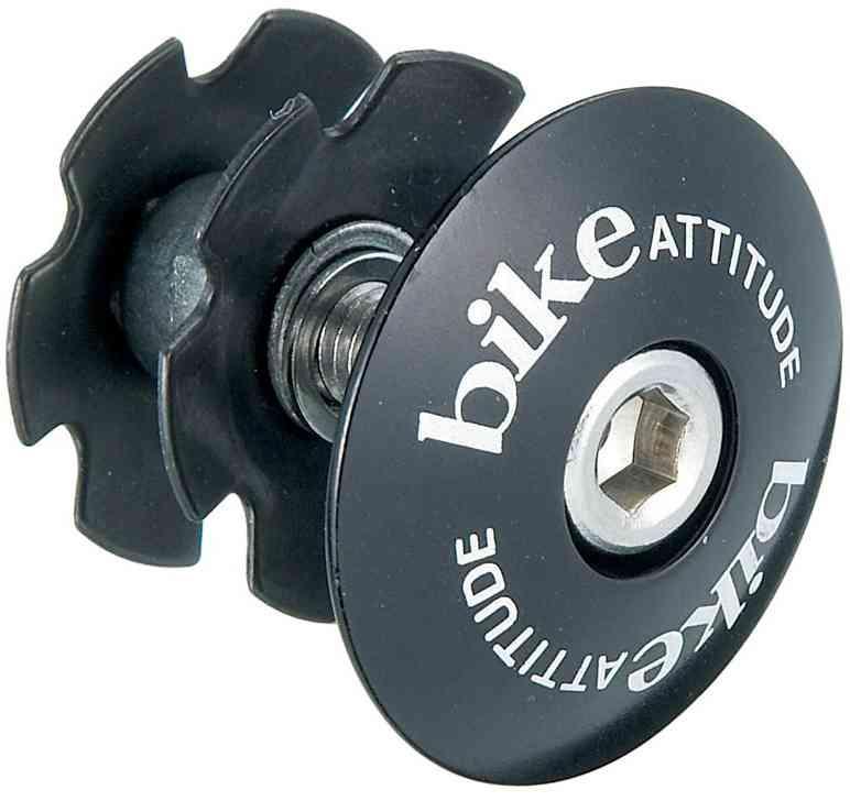 Cykel Attitude Star Nut Sort 1 1/8" M/Cap