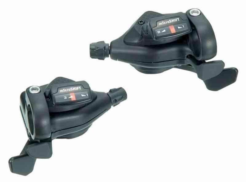 Cykel Attitude Microshift 3 x 8 Gearskifter Sæt