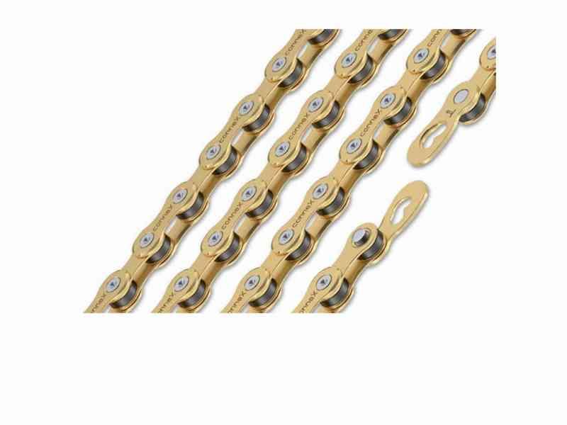 Connex 9SG Gold Kæde til 9 Gear - 114 Led inkl. Samleled
