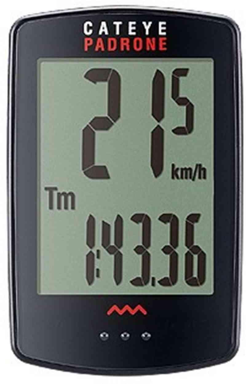 Cateye Padrone trådløs cykelcomputer - Sort
