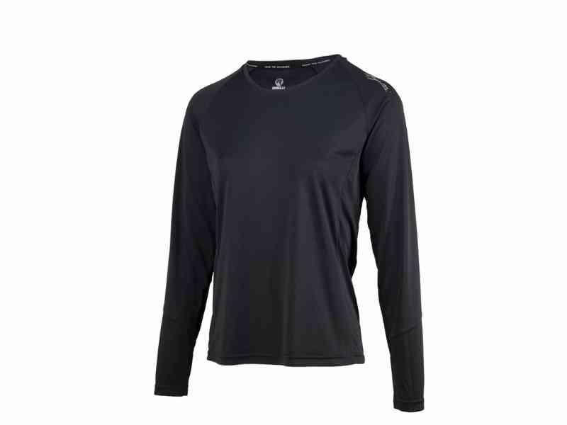 Rogelli Basic – Sports T-shirt med lange ærmer – Sort XS