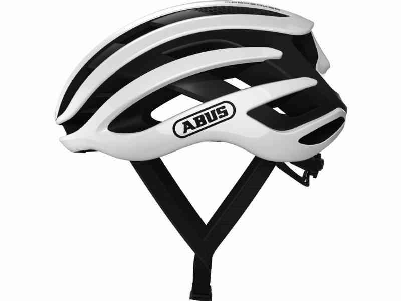 Abus AirBreaker Cykelhjelm - Hvid, Str. 51-55 cm