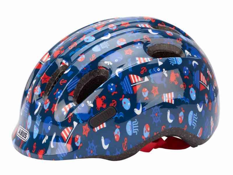 Abus Smiley 2.1 - Børnecykelhjelm - Blå - Str. 50-55 cm