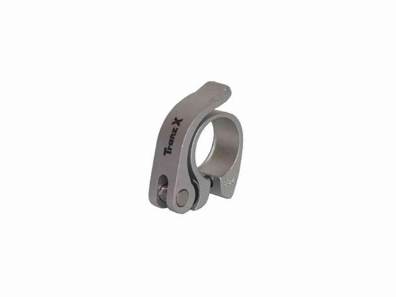 Sadelrørsklemme QR 31,8mm sølv