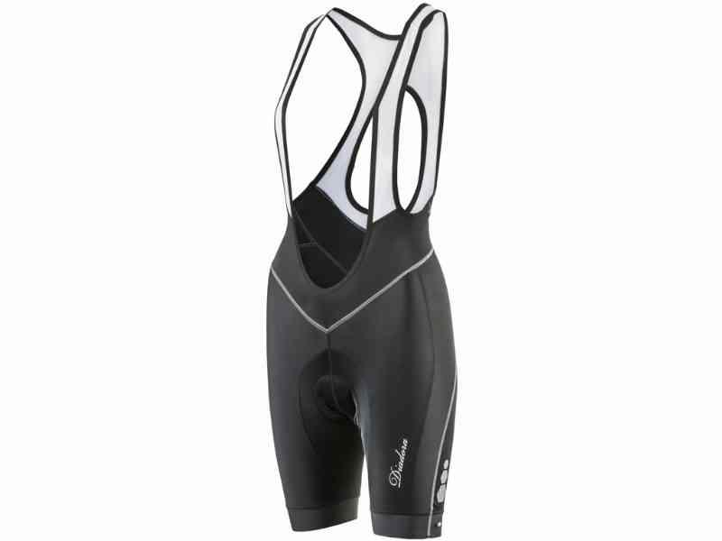 Diadora – Dame cykelbukser med pude, str. XL, sort