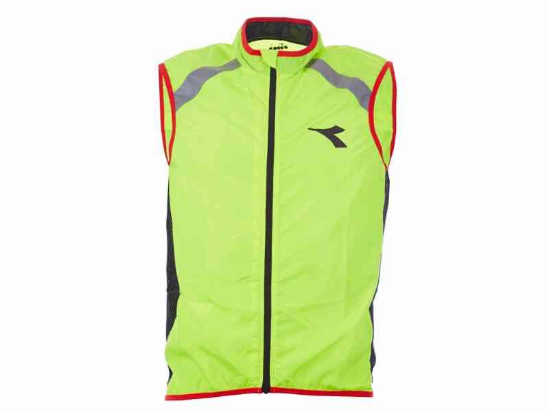 Diadora - Cykel Vest Padova - Str. L - Yellow fluo