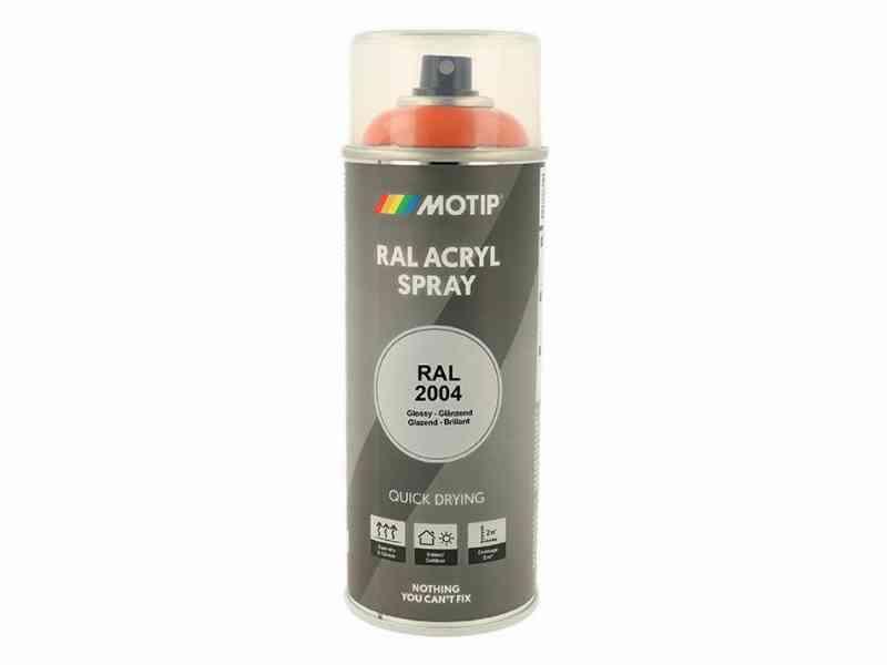 Motip - Ral 2004 - Lak - High gloss pure orange