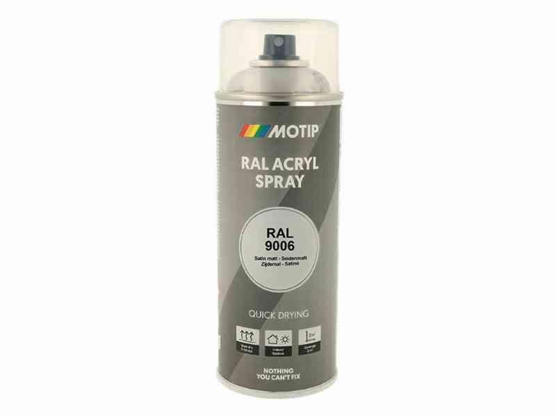 Motip - Ral 9006 - Lak - Slik sølvglans