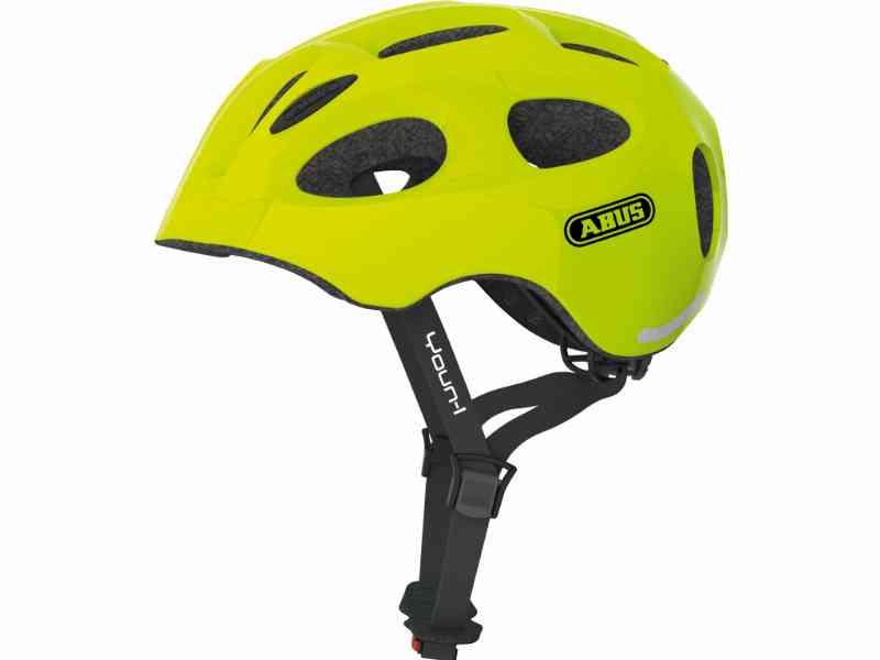 Abus Youn-I Cykelhjelm - Neon Gul, Str. 48-54 cm
