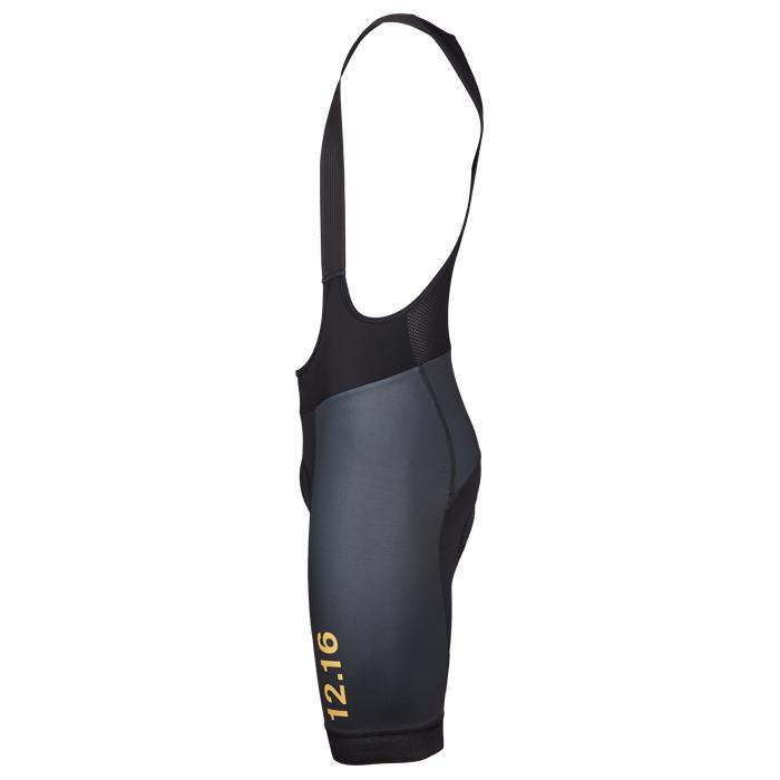 Twelve Sixteen Cykelbukser UNIK Lycra Power Sort/gul - XXXL / Black