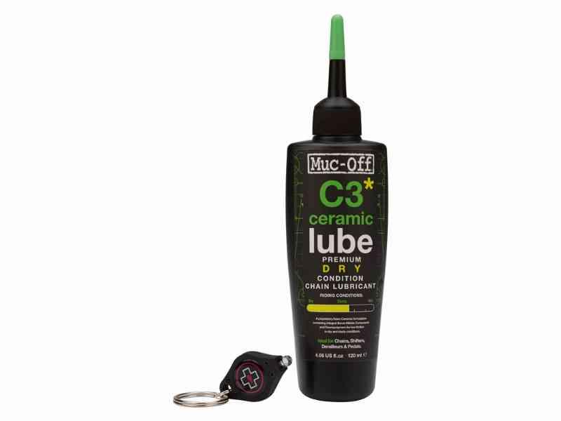 Muc-Off C3 Keramisk Tør Kædeolie - 120ml