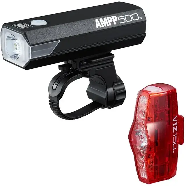 Cateye Lygtesæt - AMPP500/ViZ150 USB - 500/150 lm
