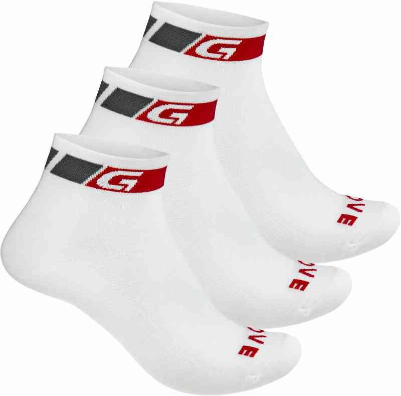 GripGrab Classic Low Cut Sokker 3PACK - Hvid til Black Friday