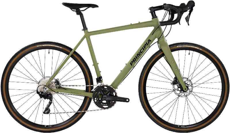 Principia Gravel 30 Alu GRX RX400 2023 - Grøn cykel