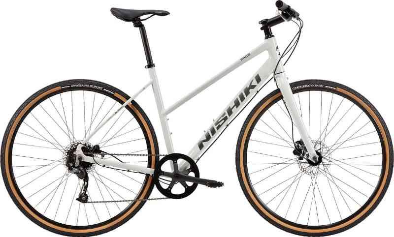 Nishiki Pace 8g Acera Damecykel 2023 - Hvid/Grå