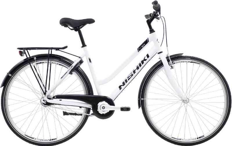 Nishiki City 107 Damecykel 7g 2023 - Hvid