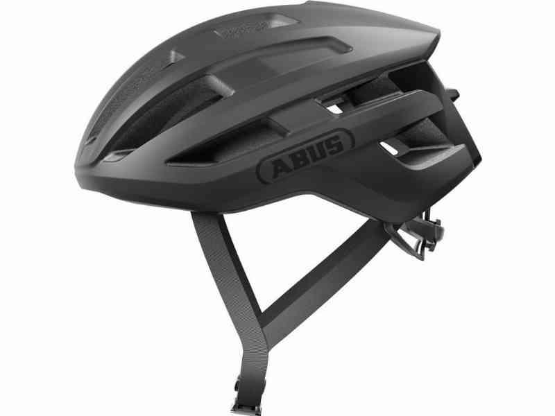 Abus PowerDome Cykelhjelm - Mat Sort - Str. L