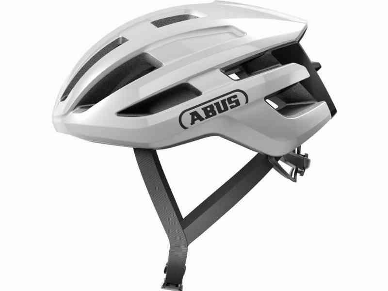Abus PowerDome cykelhjelm - Skinnende hvid - Str. L