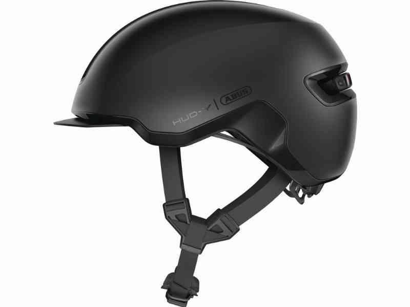 Abus Hud-Y Cykelhjelm - Mat Sort - Str. M