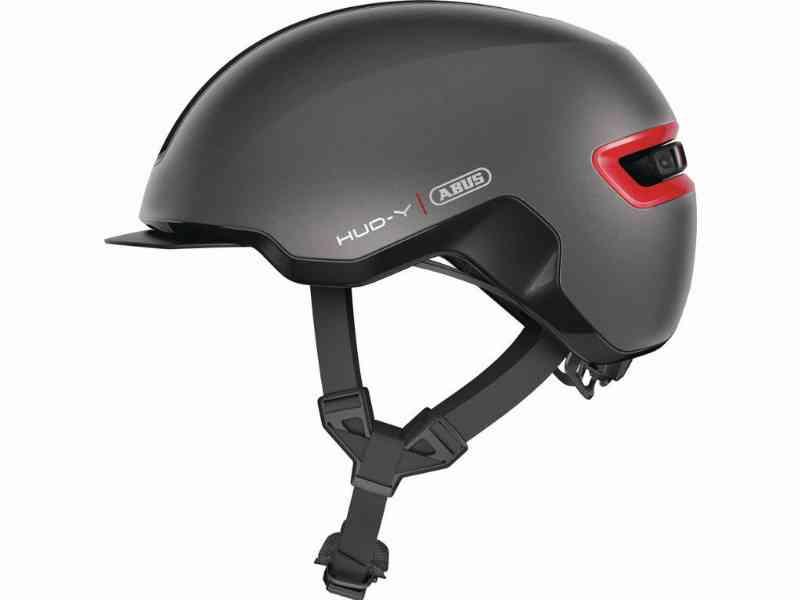 Abus Hud-Y Cykelhjelm i Titan - Str. M
