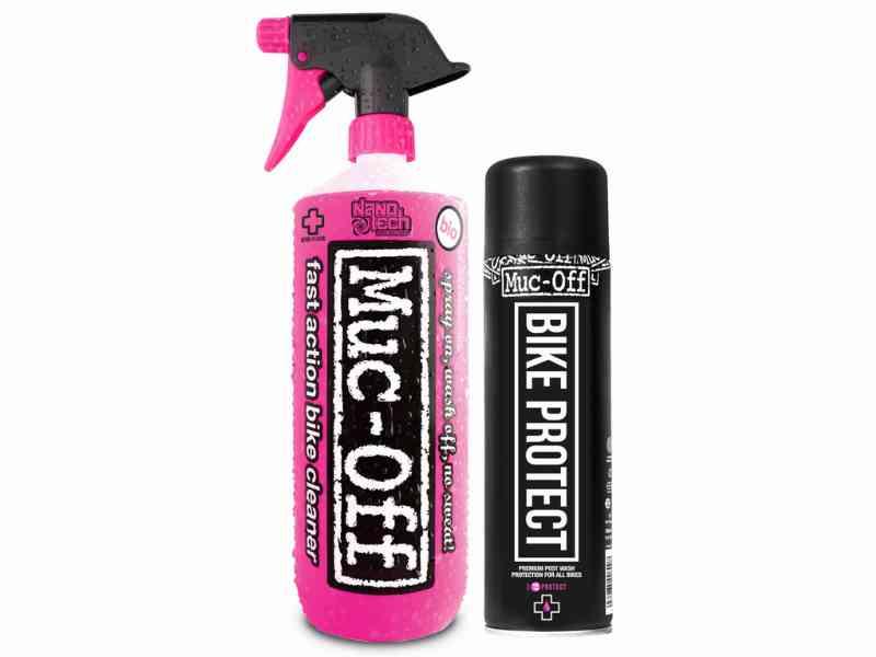 Muc-Off Cykelpleje Sæt – Nano Rens og Spray