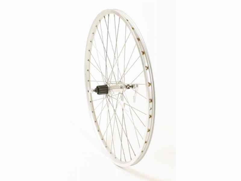 Connect MTB baghjul - 26 x 1.75 - 7 gear - Ryde ZAC 19  fælg - Sølv