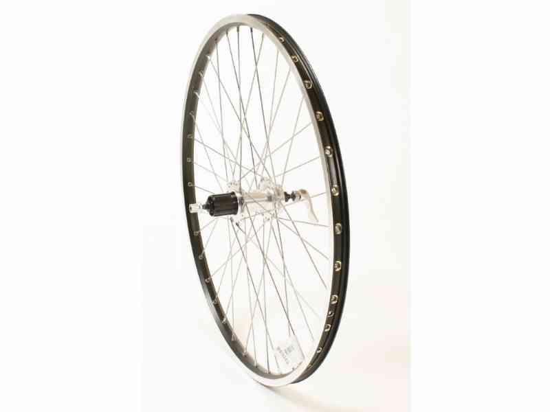 Connect MTB baghjul – 26" – 8/10 gear – Sort/sølv