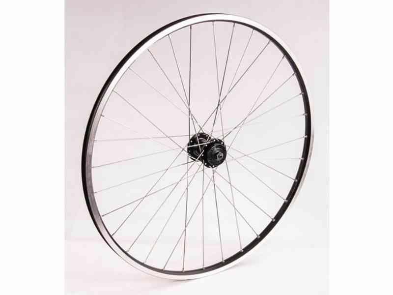 Connect City/MTB Forhjul - 700C - QR - Disc - Sølv/Sort
