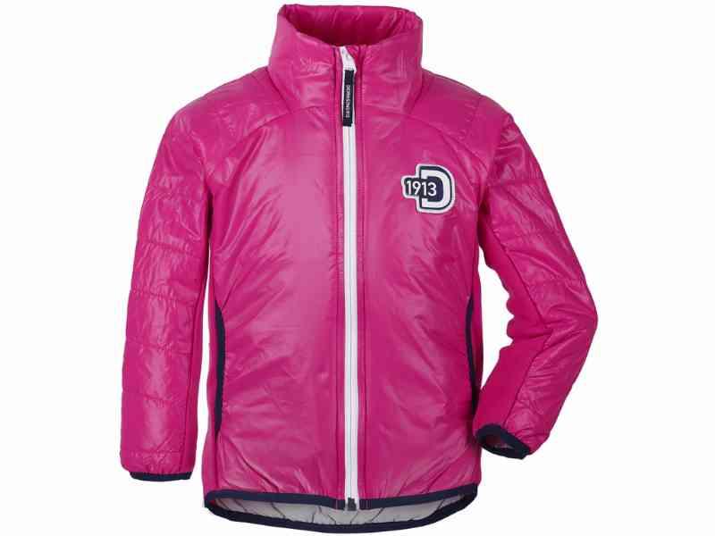 Didriksons Råne Børnejakke - Let Fiberjakke i Pink